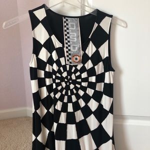 vintage checkered dress